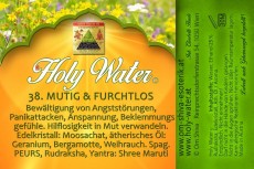 38. Holy Water - Mutig & Furchtlos
